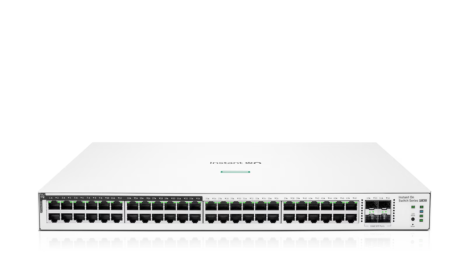 HPE Networking Instant On 1830 48G 24p Class4 PoE 4SFP 370W Switch
