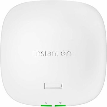 HPE Networking Instant On Access Point AP21 2x2 WiFi 6 Indoor Wireless Access Point | Single-Room, Secure, Smart Mesh Support | Power Source Not Included