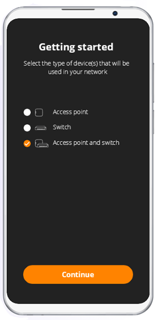 Instant On App Screen