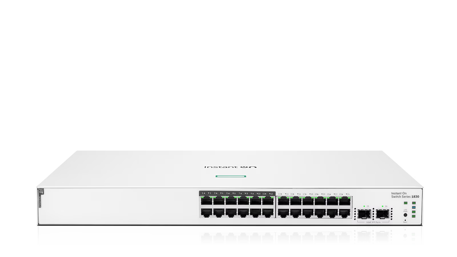 HPE Networking Instant On 1830 24G 12p Class4 PoE 2SFP 195W Switch